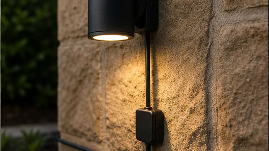 Illustrative garden lighting installation work in Montrose